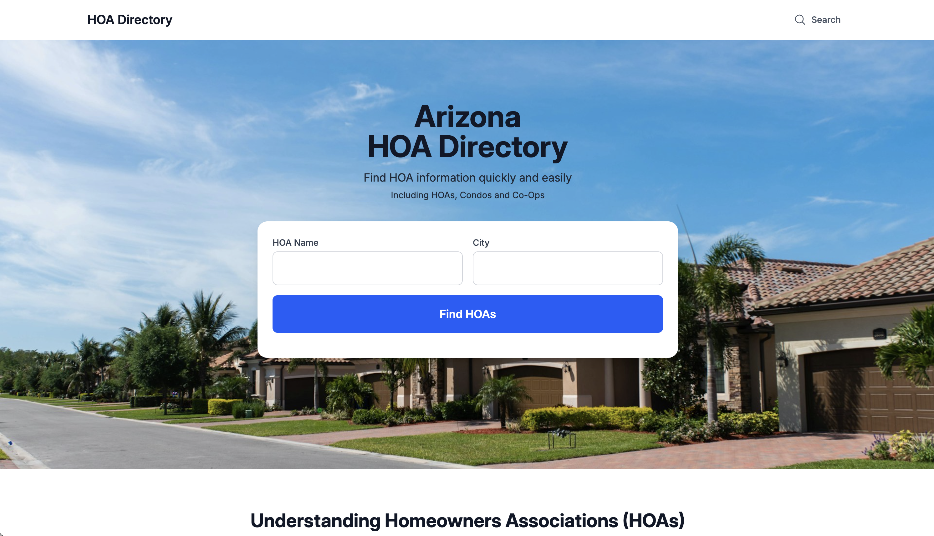 HOA Directory